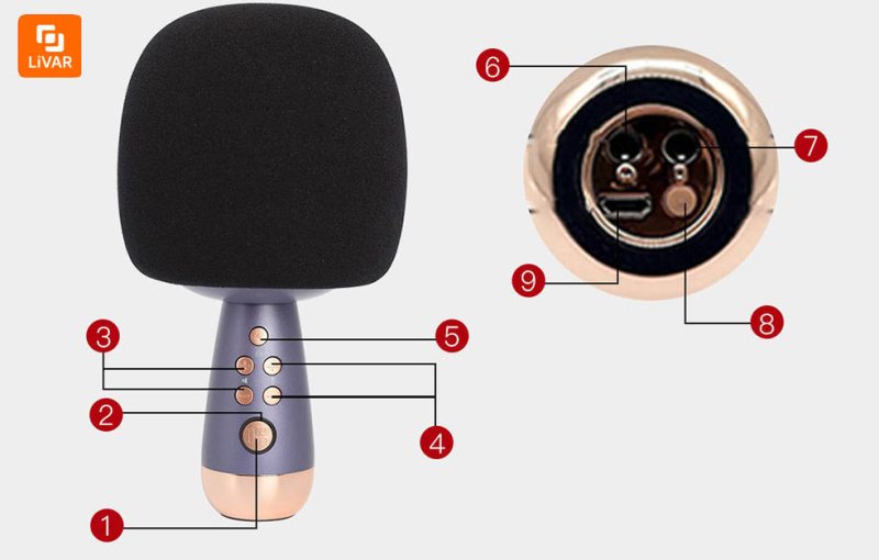 میکروفون KTV مدل P60 - Image 15
