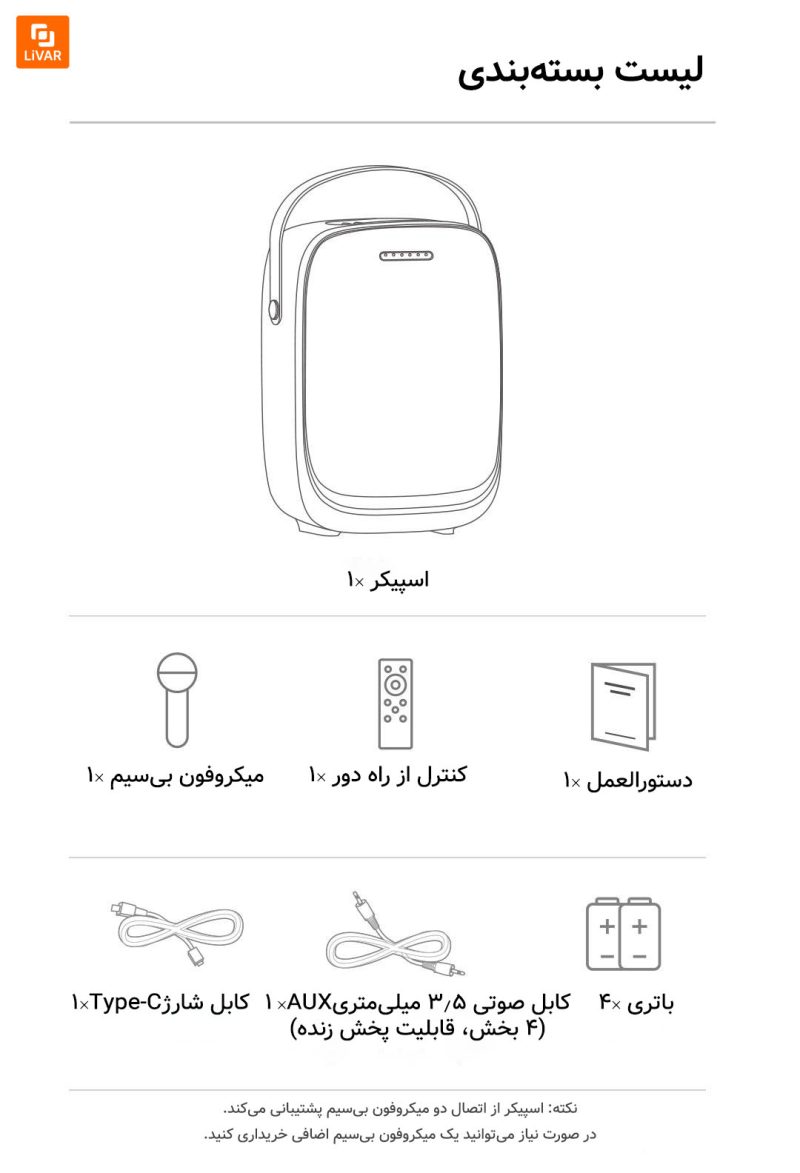 اسپیکر فضای باز بی‌سیم BINNIFA مدل ۳ - Image 20
