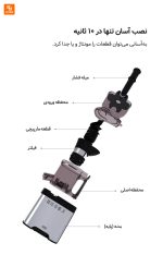آبمیوه‌گیری BUD مدل BJ-36 - Image 6
