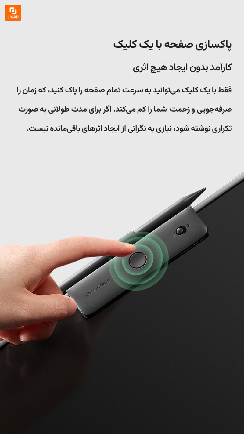 تخته سیاه Mijia با صفحه نمایش LCD به ابعاد ۳۹ اینچ - Image 13