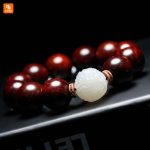 دستبند چوبی صندل قرمز - Image 11