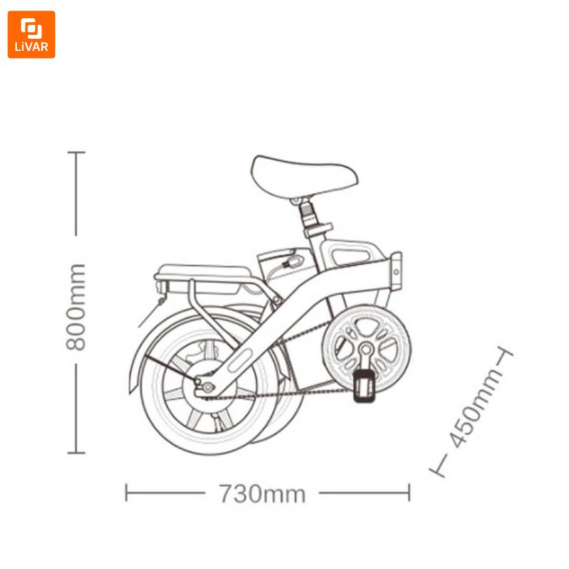 دوچرخه الکتریکی تاشو HIMO Z14 - Image 7