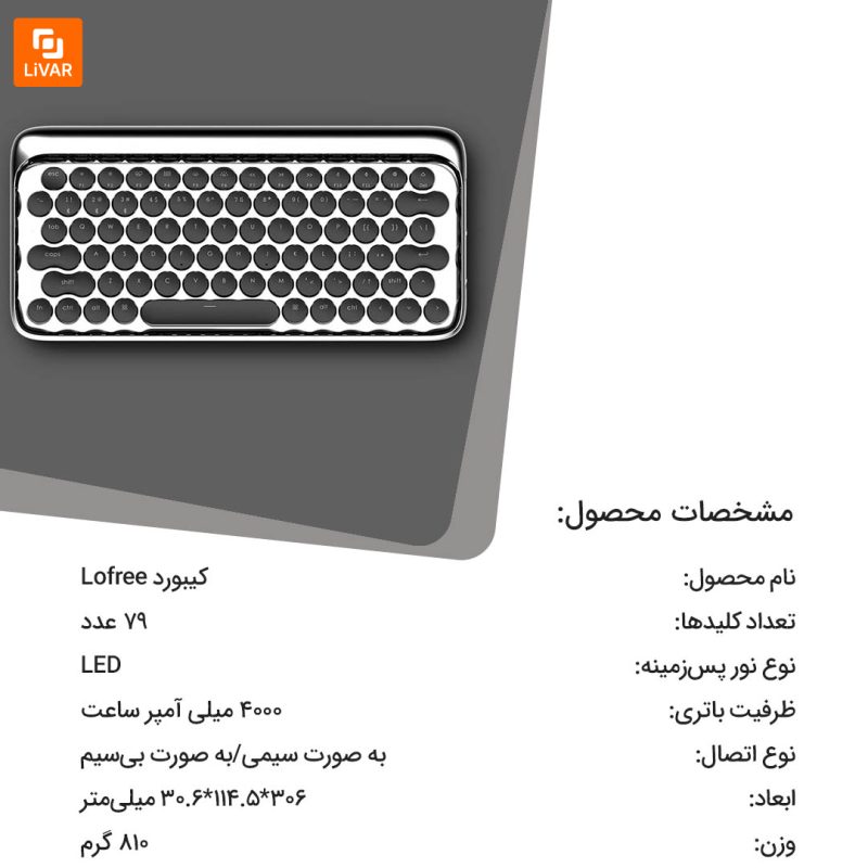 ست رومیزی Lofree - Image 17