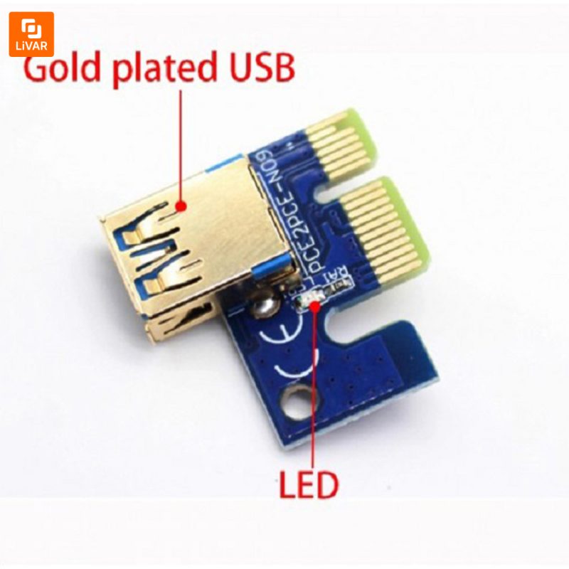 رایزر کارت گرافیک مدل 009S سر طلایی - Image 4