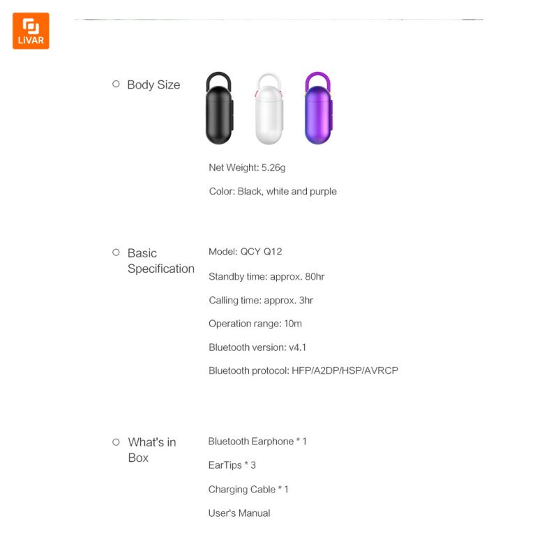 هدست بلوتوث QCY - Image 6