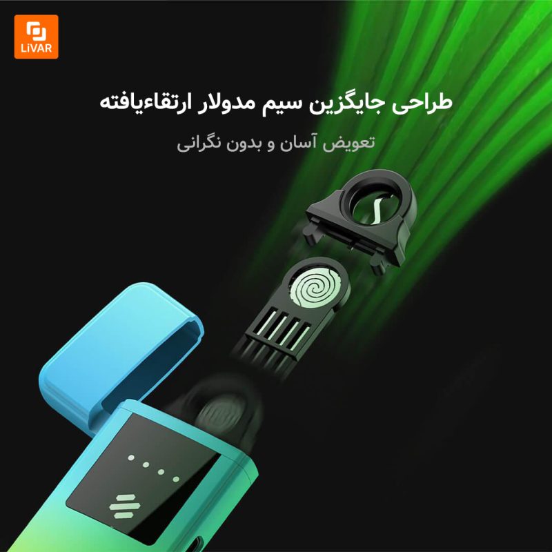 فندک شارژی سیمی قابل تعویض فوق نازک JiBee - Image 3