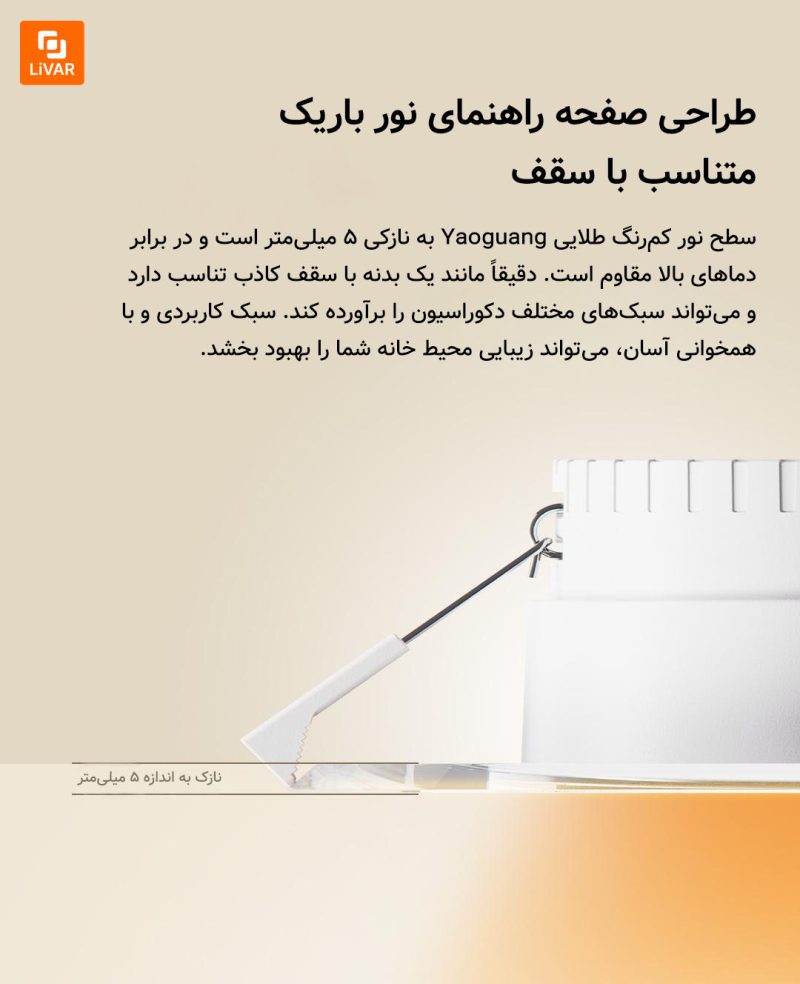 لامپ طلایی seebest - Image 12