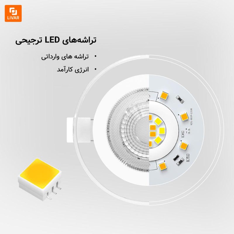 لامپ طلایی seebest - Image 4