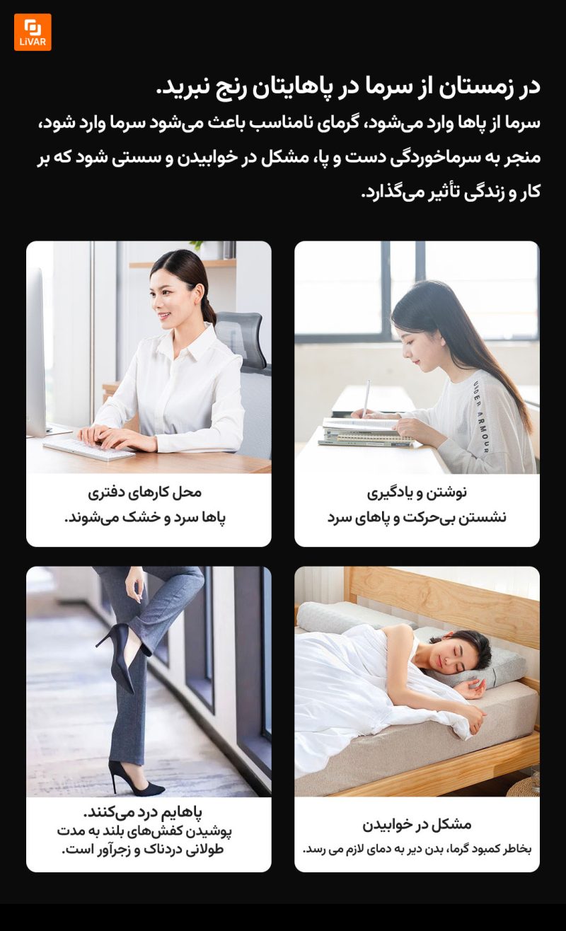 گرم‌کننده پا با گرافن سرد و آسان - Image 7