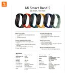 دستبند سلامتی شیائومی می بند Mi Band 5 - Image 11