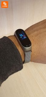 بند بافت ریز فلزی دستبند سلامتی شیائومی مدل Mi Band 4 - Image 4