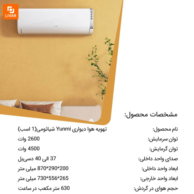 تهویه هوا دیواری Yunmi - Image 9