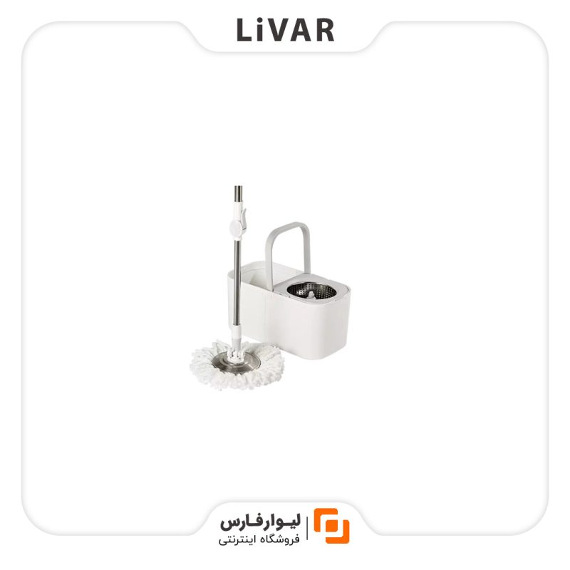 Livarfars ouange Full grid rotating water mop۱ سطل و زمین شوی ouange