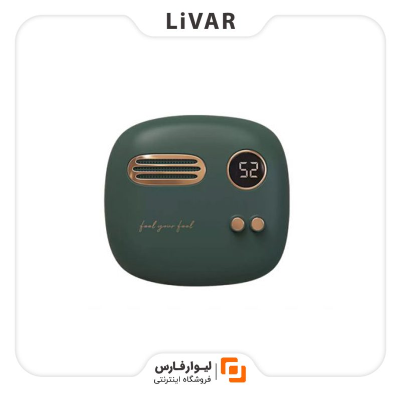 Min heart 52 ° hand warmer power bank پاور بانک با عملکرد گرم کننده دست