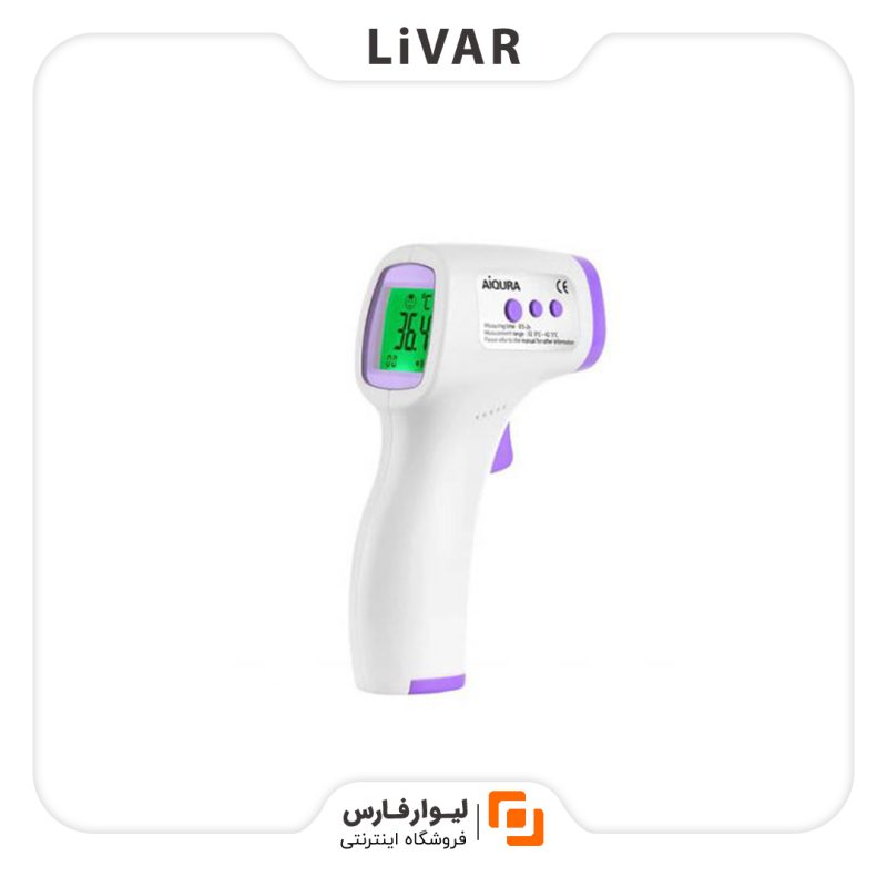 infrared forehead thermometer aiqura MKC-801-2 تب سنج لیزری غیر تماسی Aiqura