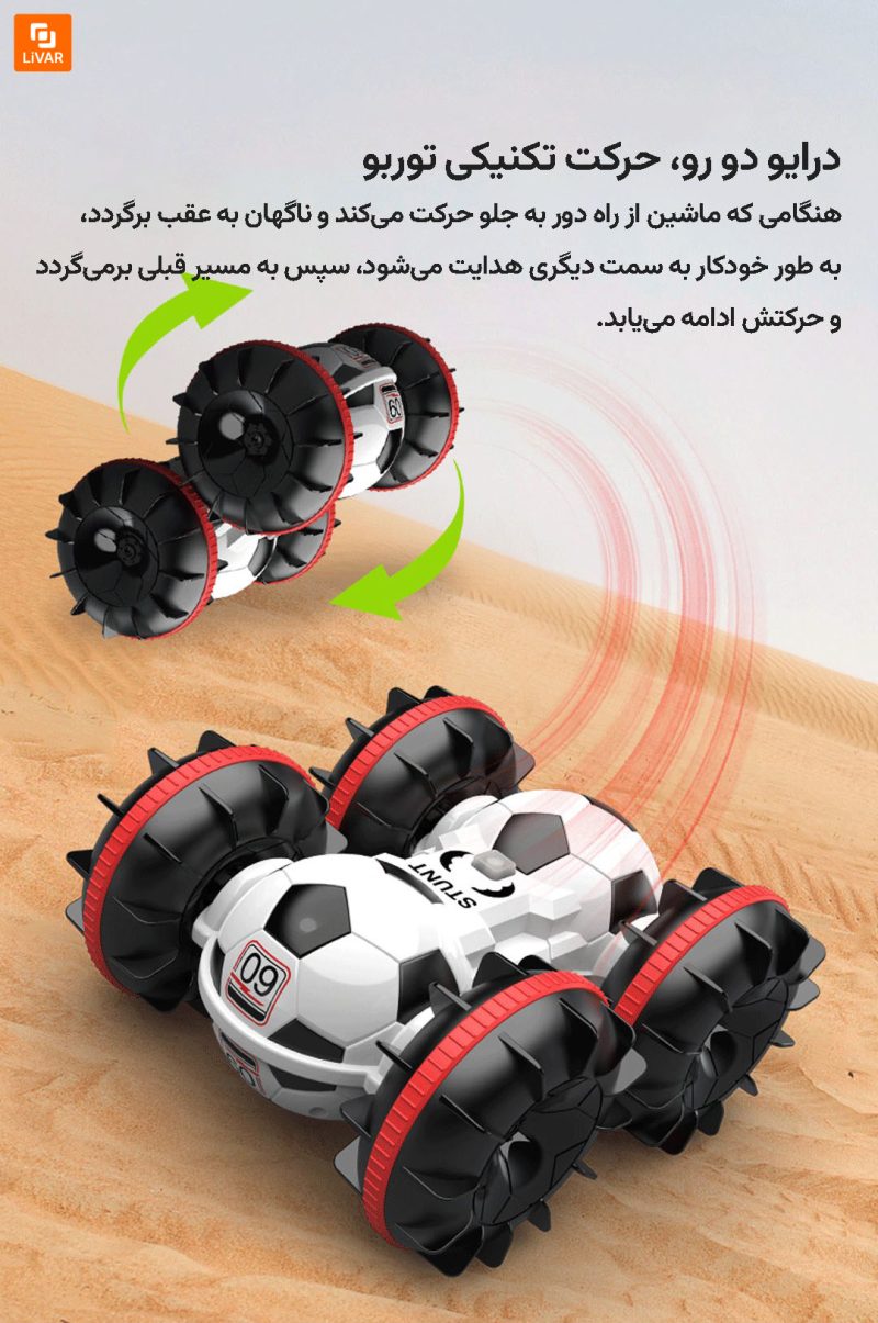 ماشین کنترلی دوکاره فوتبالی - Image 16