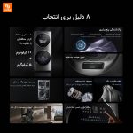 ماشین لباسشویی و خشک‌کن دو طبقه Mijia‏ - Image 4