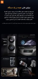 ماشین لباسشویی و خشک‌کن دو طبقه Mijia‏ - Image 9