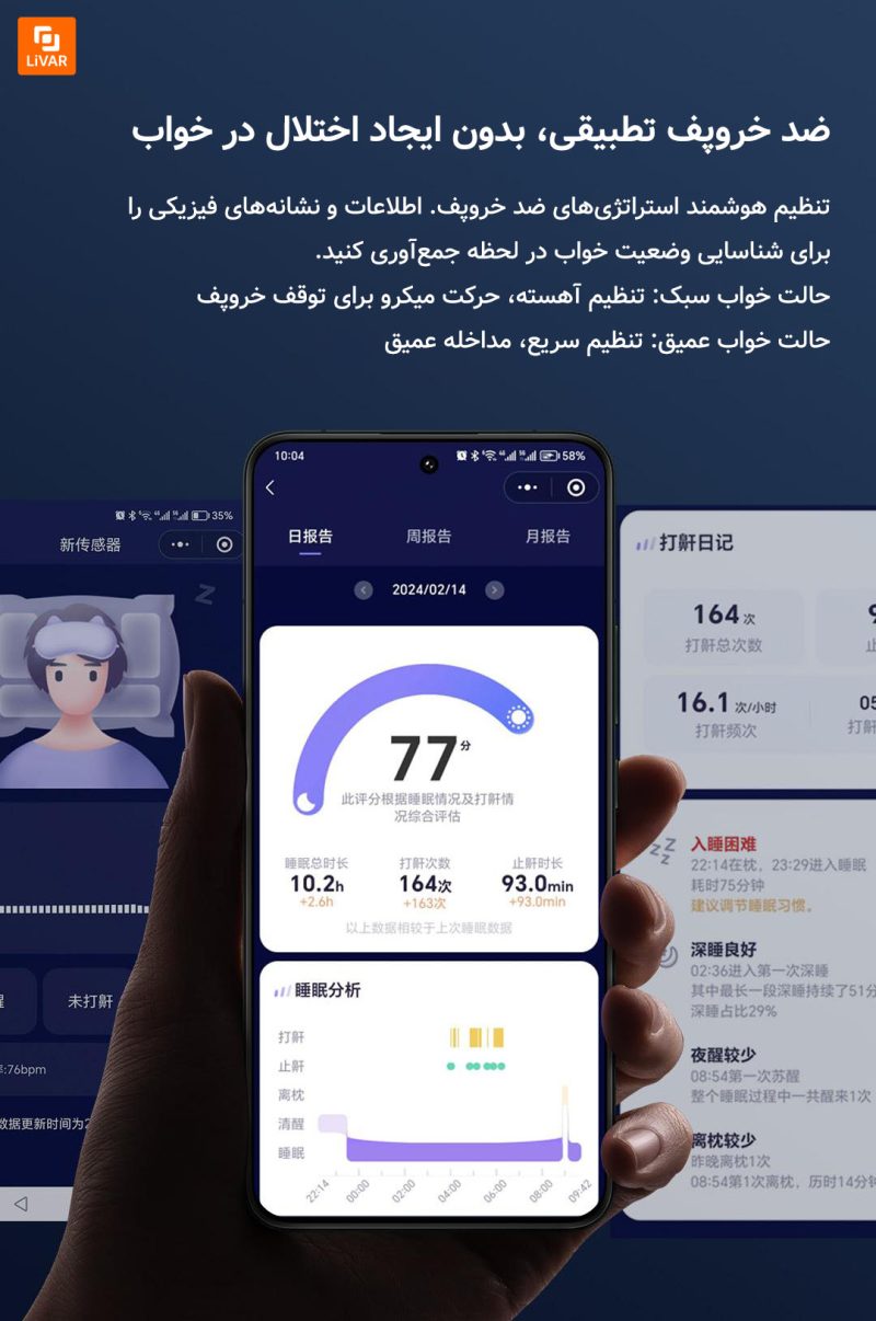 بالشت ضد خروپف هوشمند susui - Image 12