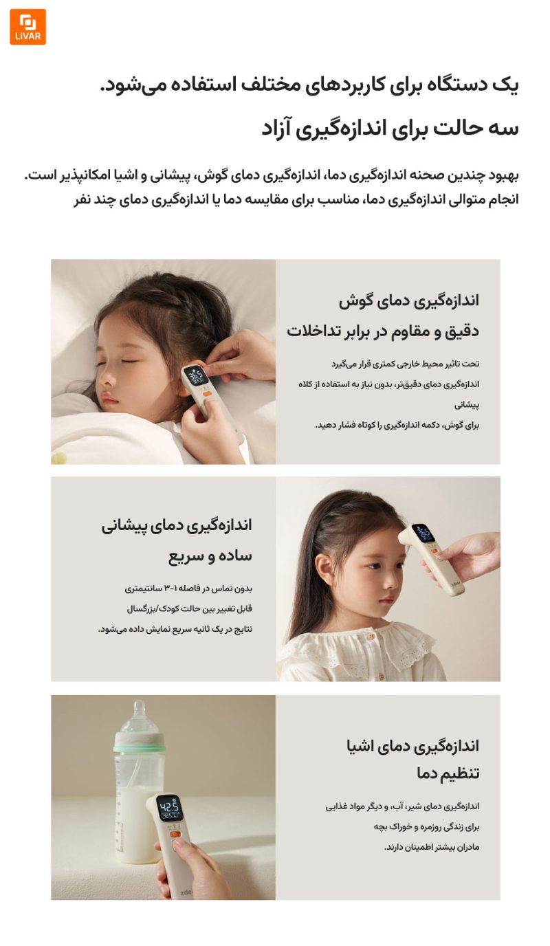 دماسنج فروسرخ zdeer - Image 15