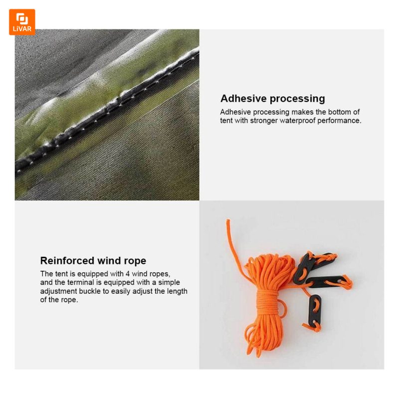 چادر مسافرتی 3 مرحله ای - Image 8