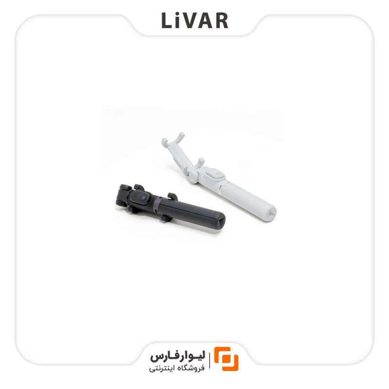 Livarfars Xiaomi Selfie Stick Bluetooth Tripod Holder۱ مونوپاد سه پایه دار شیائومی