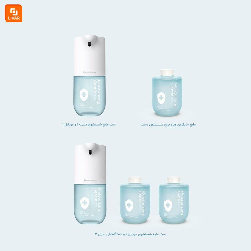 دستگاه فوم‌ساز مایع دستشویی simpleway - Image 3