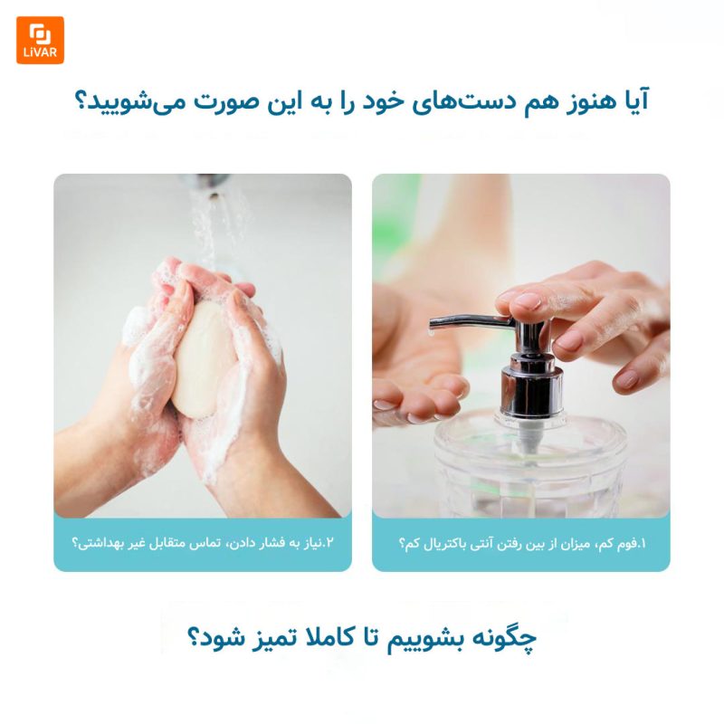 دستگاه فوم‌ساز مایع دستشویی simpleway - Image 6
