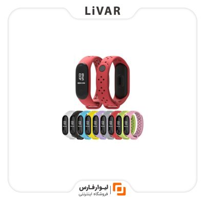 بند سیلیکونی رنگی دستبند سلامتی شیائومی مدل Mi Band 3