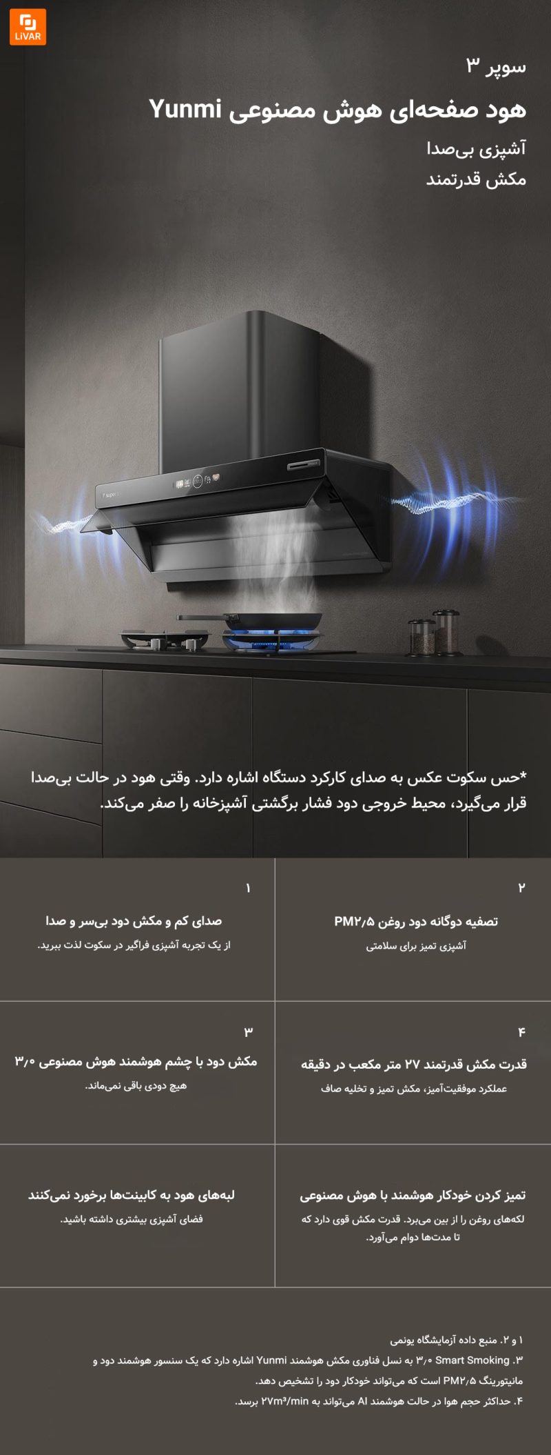 هود صفحه‌ای Yunmi با هوش مصنوعی ‏Super 3 - Image 9