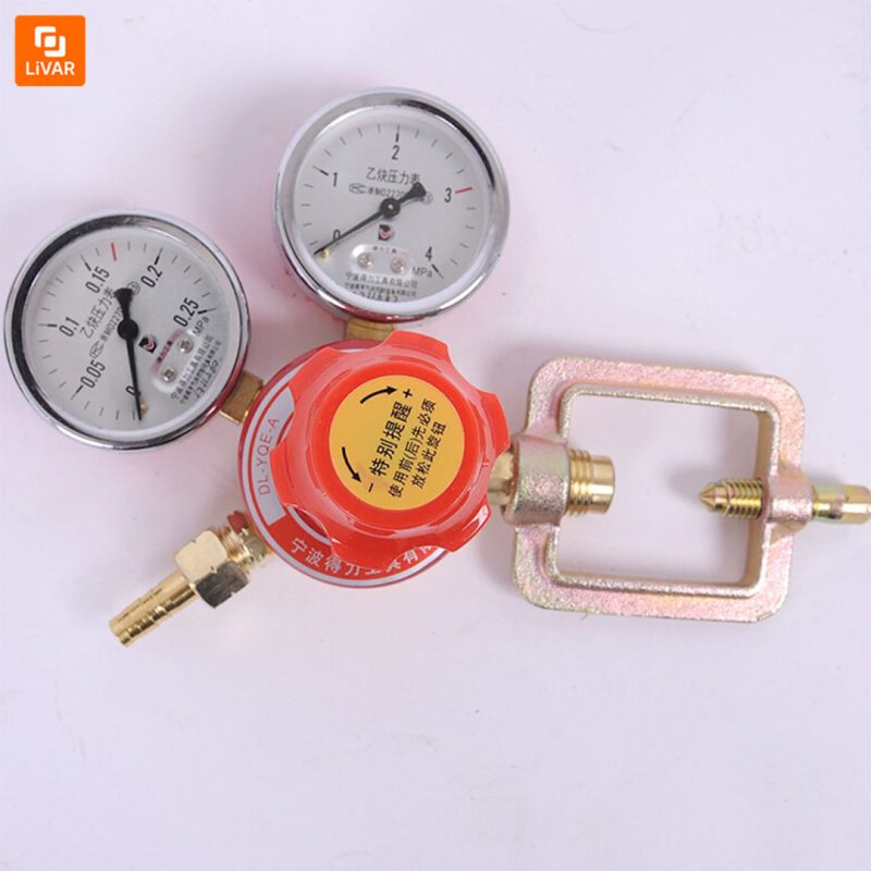 گیج رفع فشار استیلن Deli - Image 2