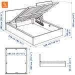 تخت‌خواب عثمانی IKEA مدل MALM - Image 8