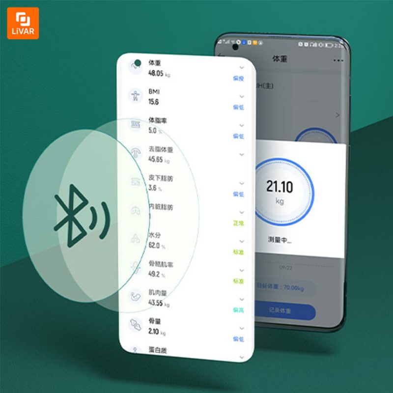 ترازو هوشمند هایلو مدل Smart Body Fat Scale CM01 - Image 17