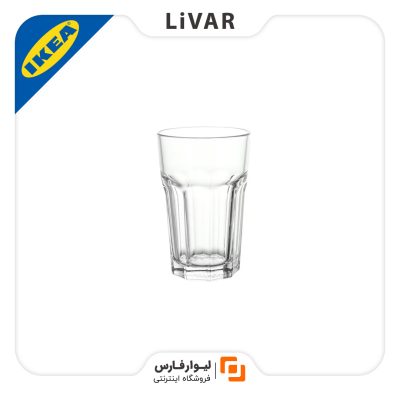 لیوان شیشه‌ای IKEA