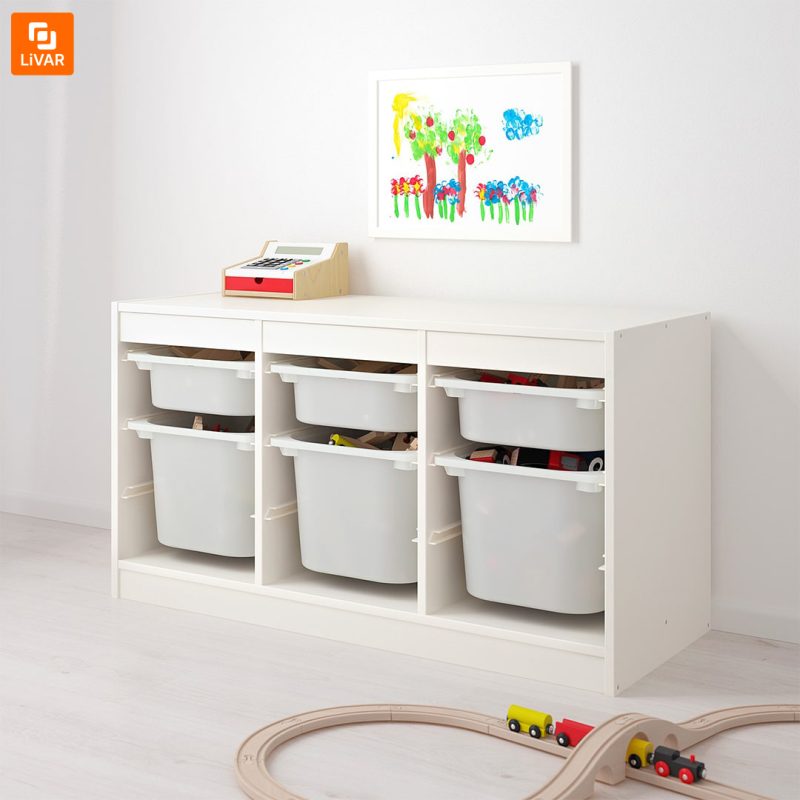 ست جعبه ذخیره‌سازی لوازم IKEA مدل TROFAST - Image 2