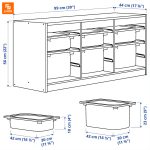 ست جعبه ذخیره‌سازی لوازم IKEA مدل TROFAST - Image 20