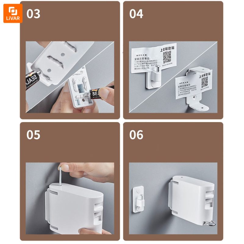 بند رختی دیواری Nagu - Image 8