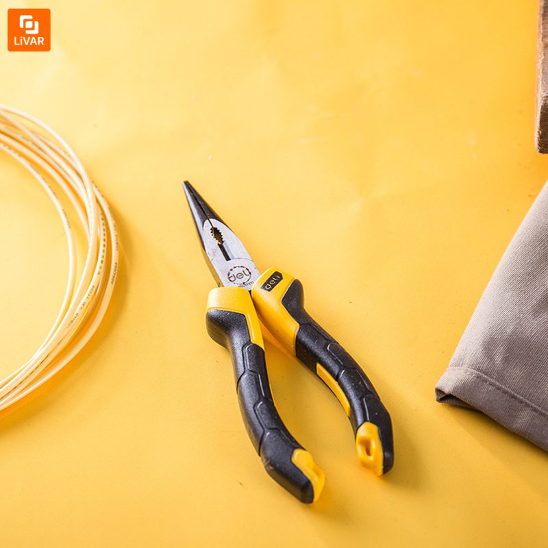 انبر دم‌باریک Deli مدل DL2106Z - Image 3