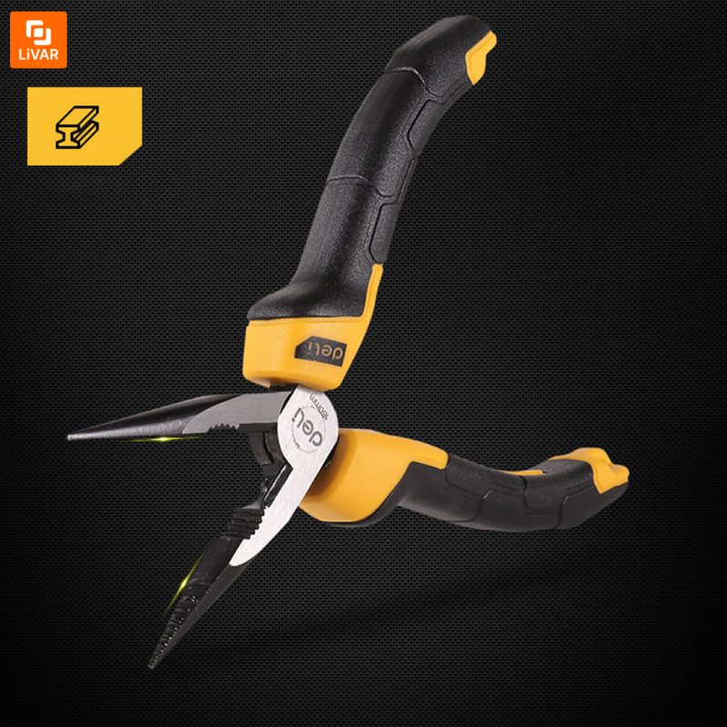 انبر دم‌باریک Deli مدل DL2106Z - Image 4