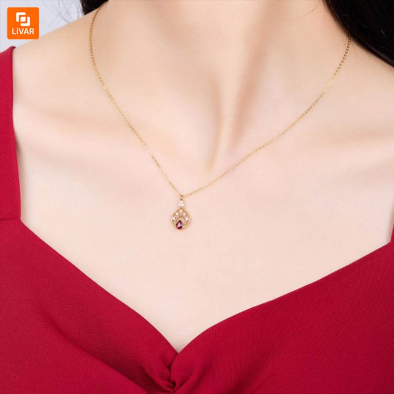 گردنبند یاقوت و طلای ROMANTI - Image 7