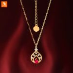 گردنبند یاقوت و طلای ROMANTI - Image 8