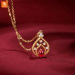 گردنبند یاقوت و طلای ROMANTI - Image 9