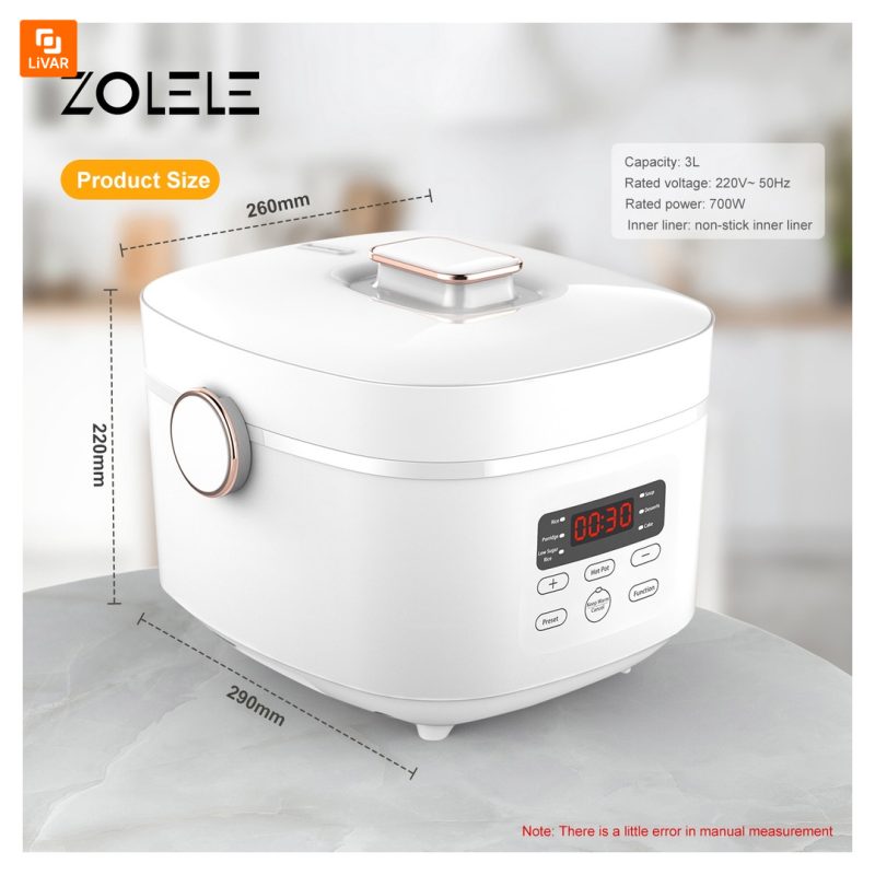 پلوپز برقی 3 لیتری Zolele - Image 2