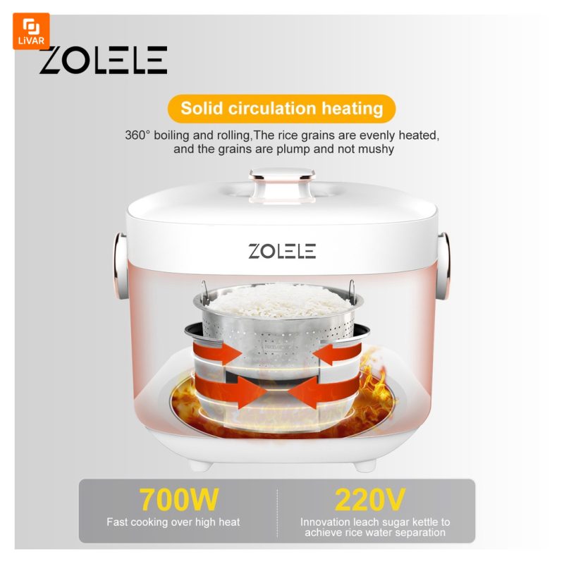 پلوپز برقی 3 لیتری Zolele - Image 7