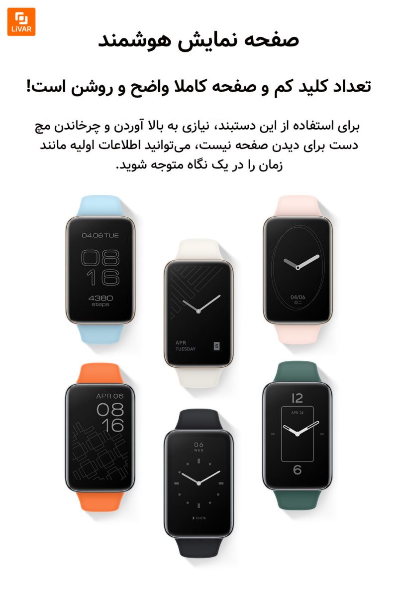 دستبند سلامتی شیائومی می‌بند Mi Band 7 Pro - Image 6