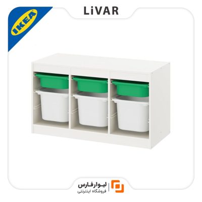 ست جعبه ذخیره‌سازی لوازم IKEA مدل TROFAST