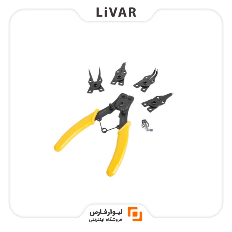 Snap Ring Pliers Set Deli DL104506 ست انبر خاربازکن Deli مدل DL104506