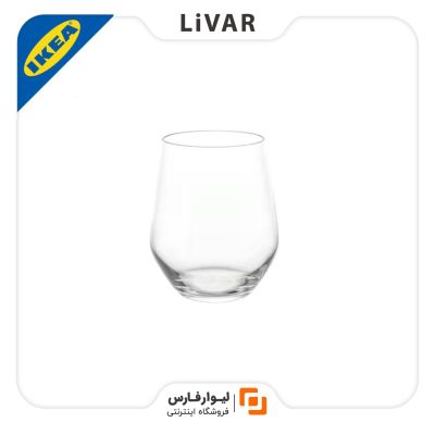 لیوان شیشه‌ای IKEA مدل IVRIG