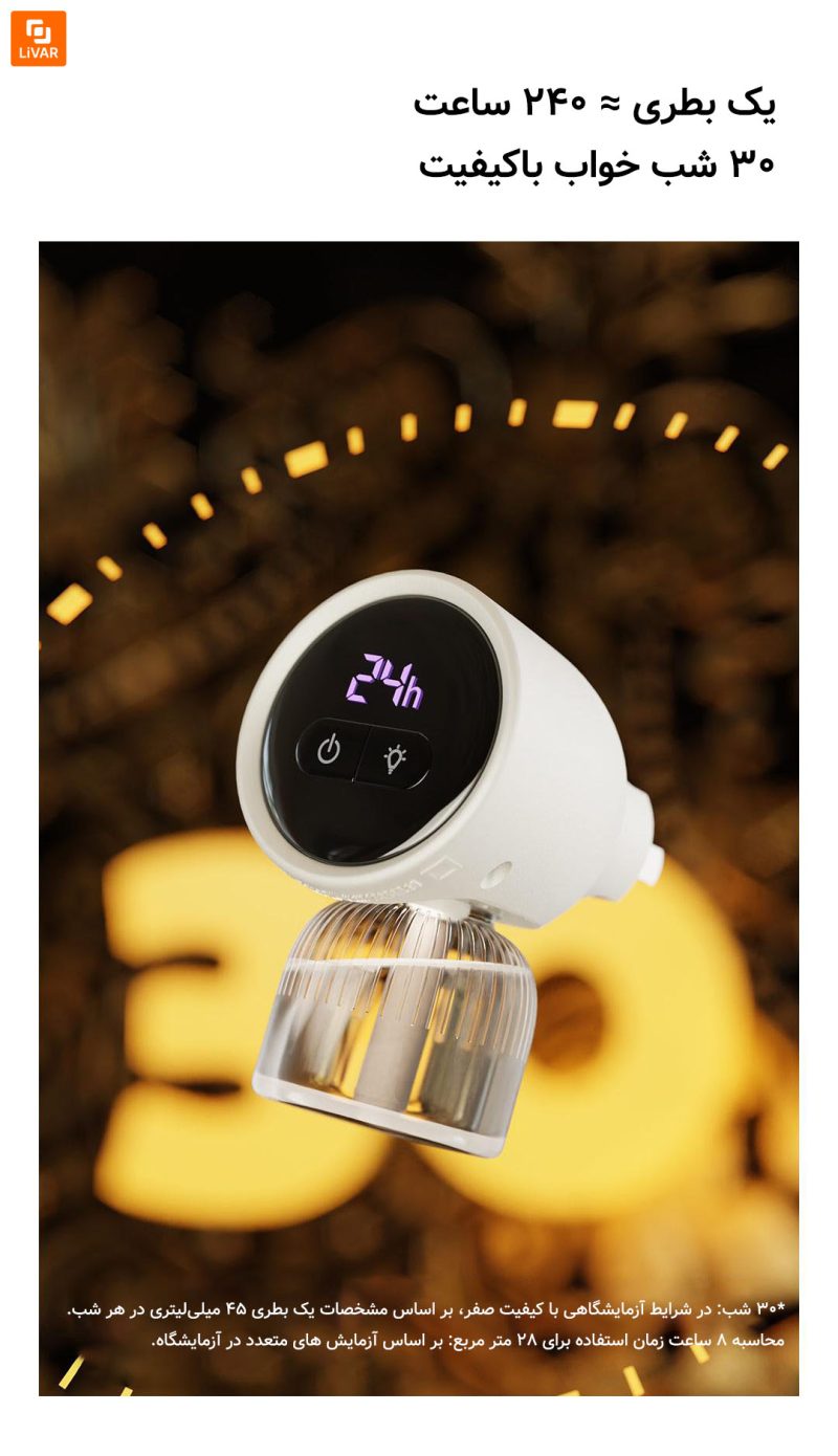 دافع پشه با صفحه نمایش دیجیتال Qualitell شیائومی - Image 16