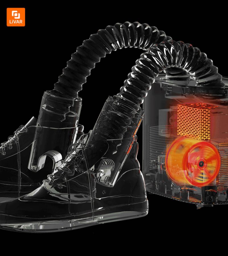 خشک کن کفش Deerma HX10 - Image 5